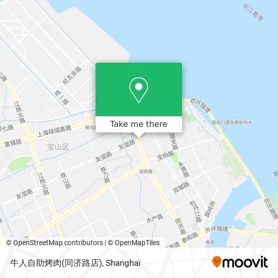 牛人自助烤肉(同济路店) map