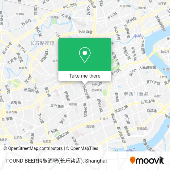 FOUND BEER精酿酒吧(长乐路店) map
