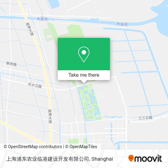 上海浦东农业临港建设开发有限公司 map