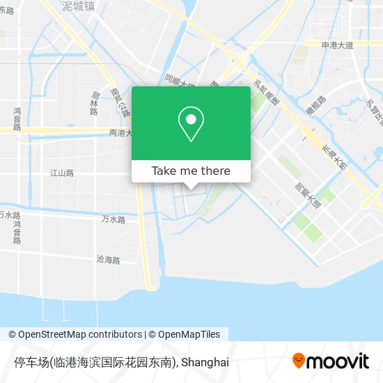 停车场(临港海滨国际花园东南) map