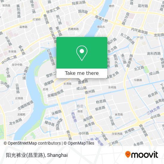 阳光裤业(昌里路) map