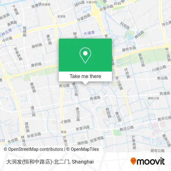 大润发(恒和中路店)-北二门 map