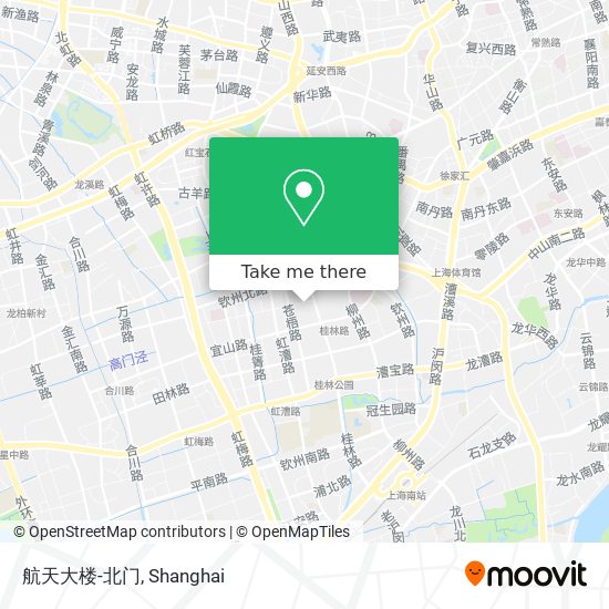 航天大楼-北门 map
