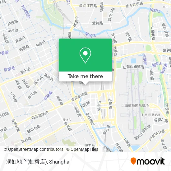 润虹地产(虹桥店) map