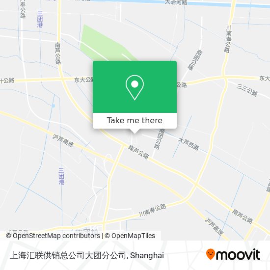 上海汇联供销总公司大团分公司 map