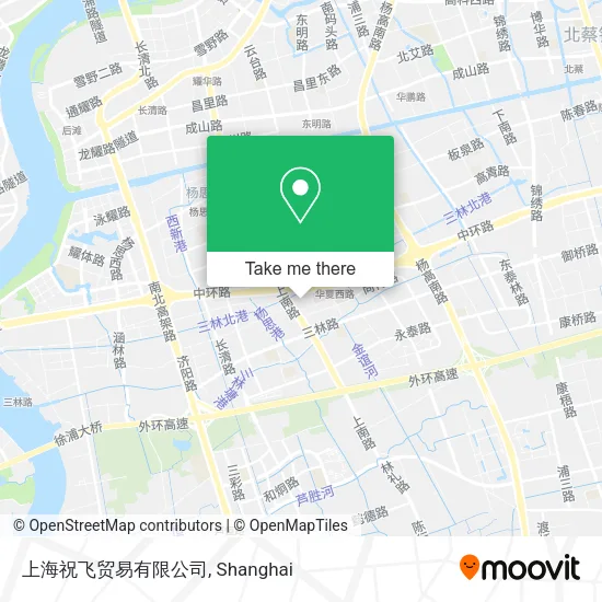 上海祝飞贸易有限公司 map