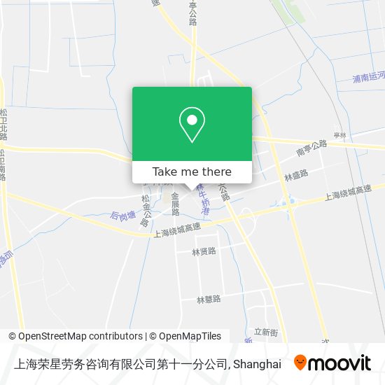 上海荣星劳务咨询有限公司第十一分公司 map