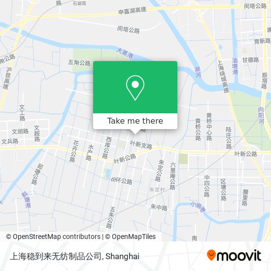 上海稳到来无纺制品公司 map
