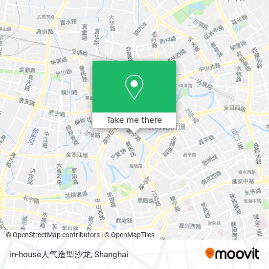 in-house人气造型沙龙 map