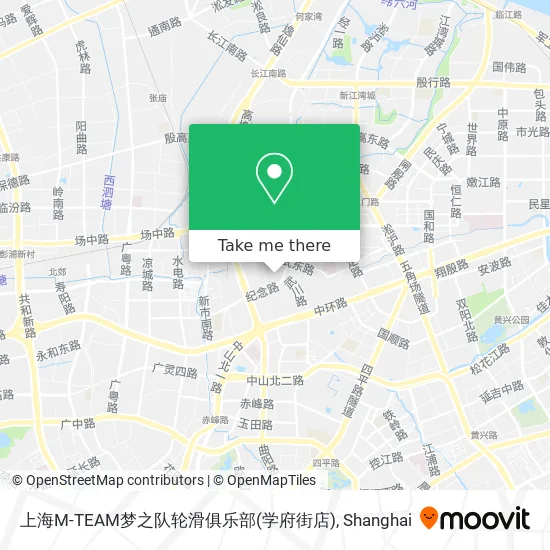 上海M-TEAM梦之队轮滑俱乐部(学府街店) map