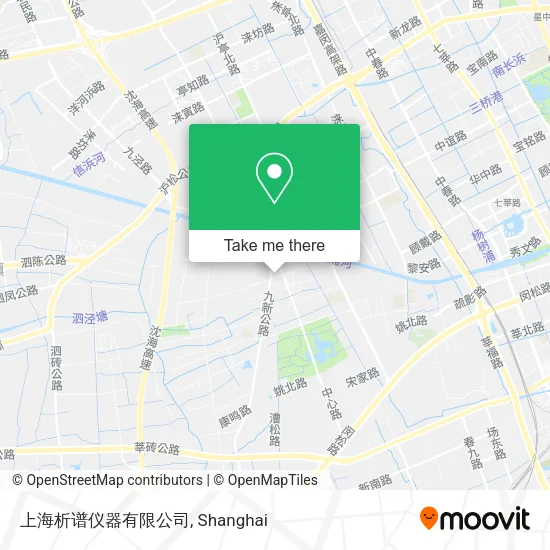 上海析谱仪器有限公司 map