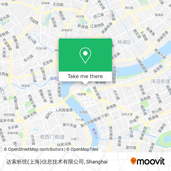达索析统(上海)信息技术有限公司 map
