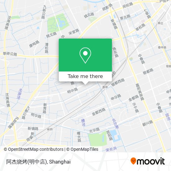 阿杰烧烤(明中店) map