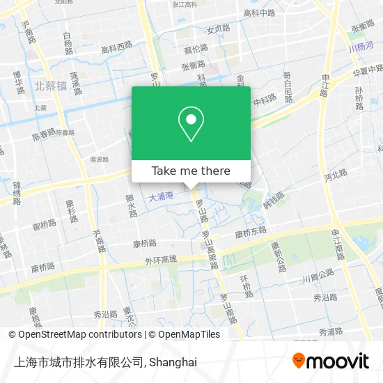 上海市城市排水有限公司 map