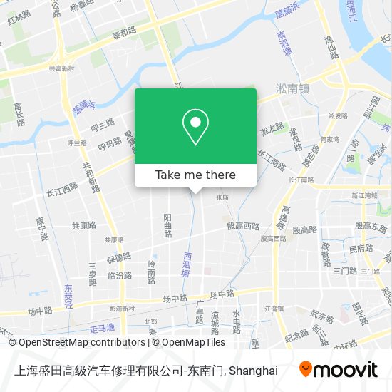 上海盛田高级汽车修理有限公司-东南门 map