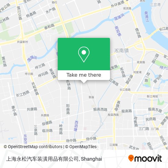 上海永松汽车装潢用品有限公司 map