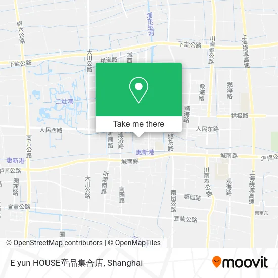 E yun HOUSE童品集合店 map