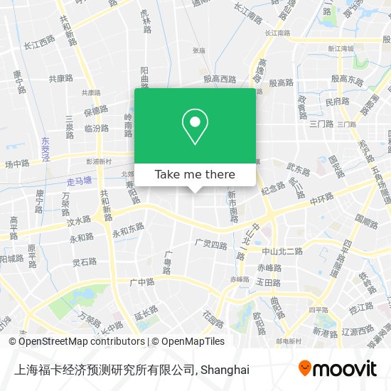 上海福卡经济预测研究所有限公司 map