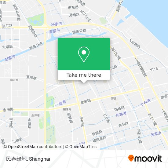 民春绿地 map