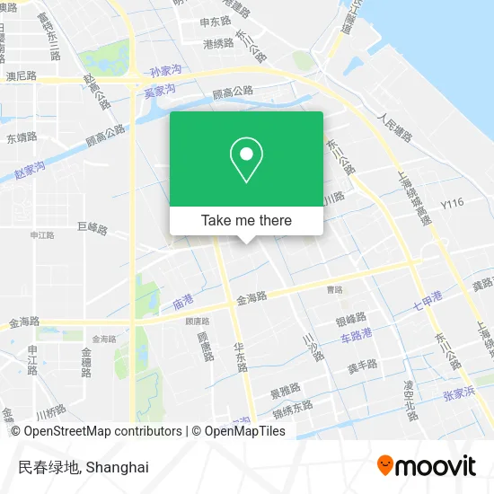 民春绿地 map