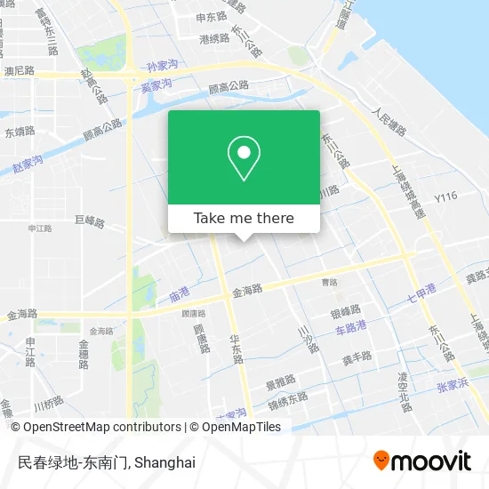 民春绿地-东南门 map