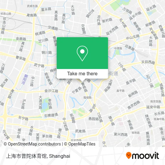 上海市普陀体育馆 map