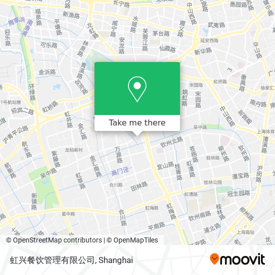 虹兴餐饮管理有限公司 map
