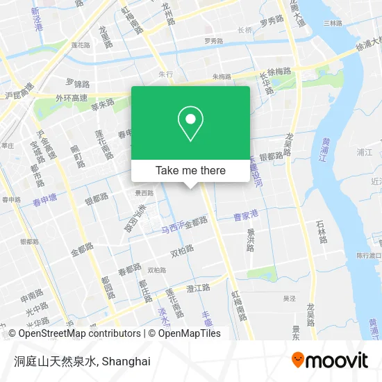 洞庭山天然泉水 map