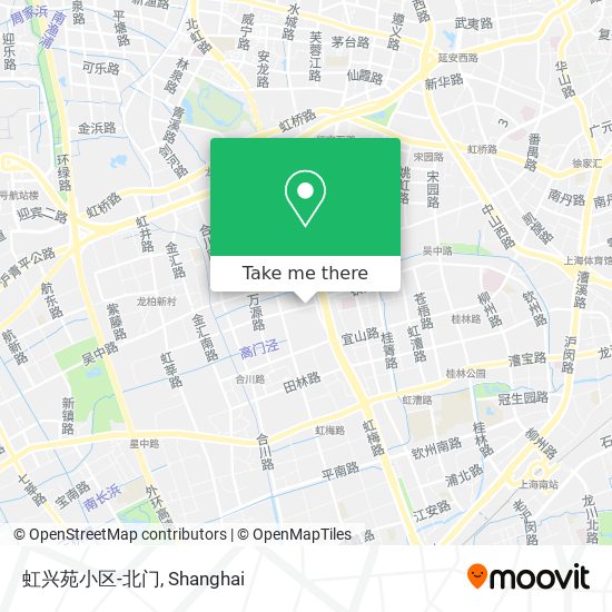 虹兴苑小区-北门 map