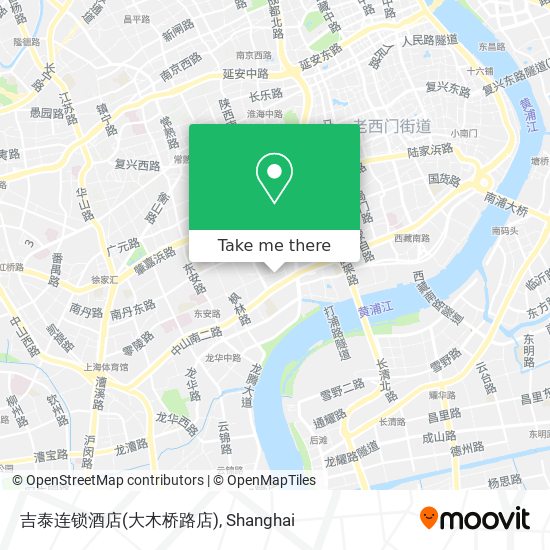 吉泰连锁酒店(大木桥路店) map