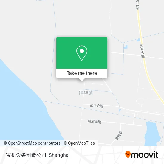 宝祈设备制造公司 map