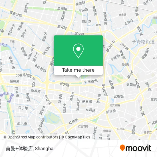 茵曼+体验店 map