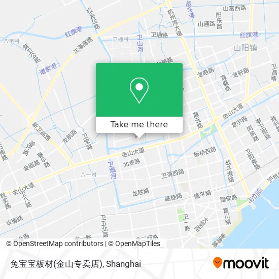 兔宝宝板材(金山专卖店) map
