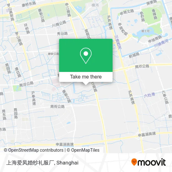 上海爱凤婚纱礼服厂 map