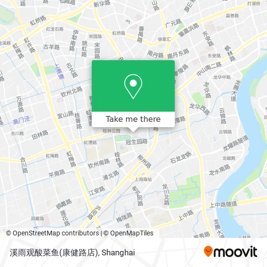 溪雨观酸菜鱼(康健路店) map