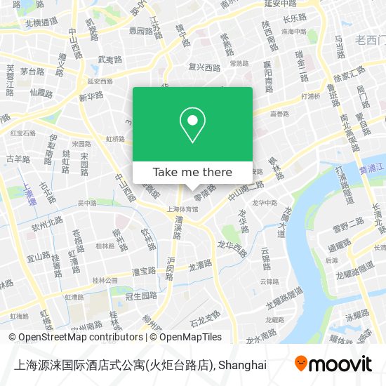 上海源涞国际酒店式公寓(火炬台路店) map
