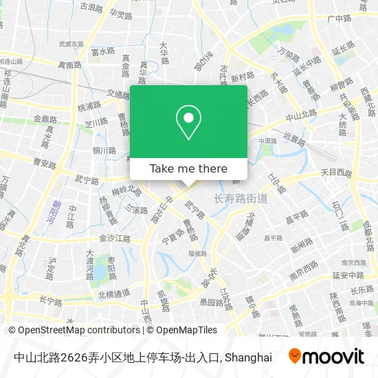 中山北路2626弄小区地上停车场-出入口 map