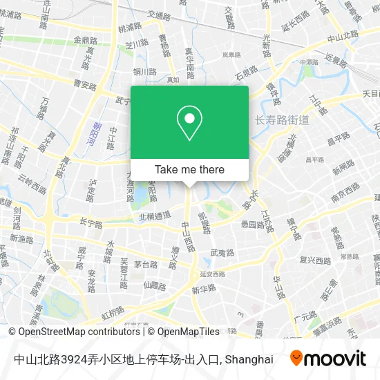 中山北路3924弄小区地上停车场-出入口 map