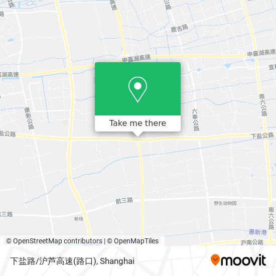 下盐路/沪芦高速(路口) map