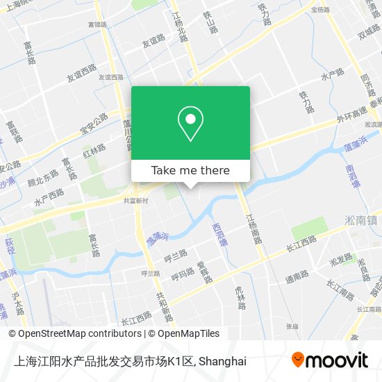 上海江阳水产品批发交易市场K1区 map