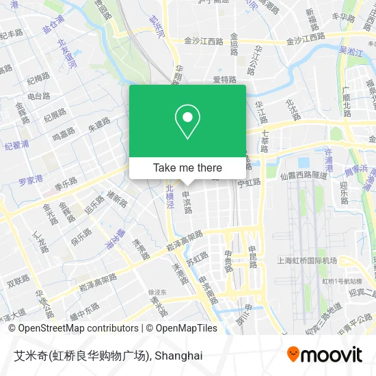 艾米奇(虹桥良华购物广场) map
