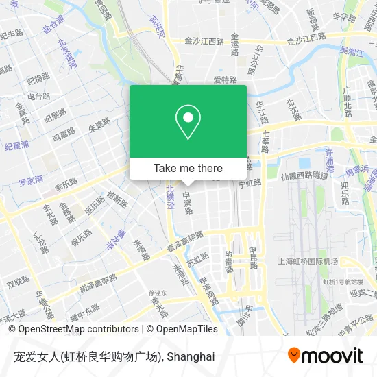 宠爱女人(虹桥良华购物广场) map