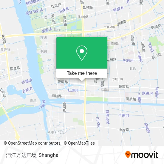 浦江万达广场 map