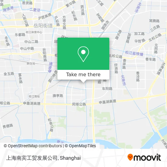 上海南宾工贸发展公司 map