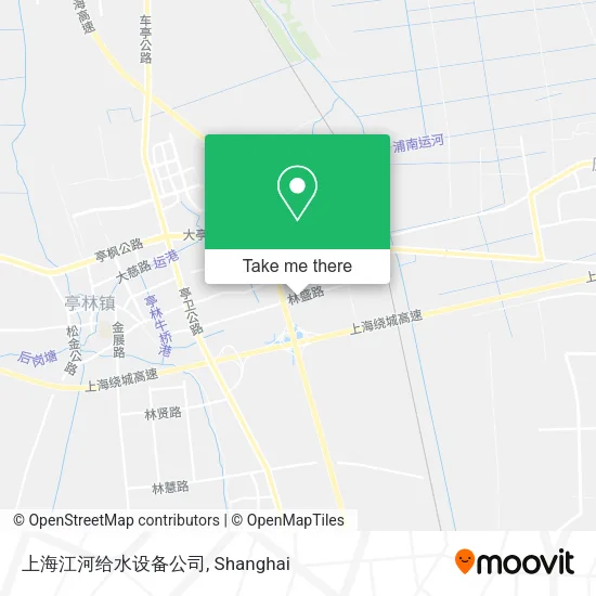 上海江河给水设备公司 map