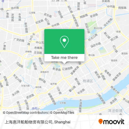 上海惠洋船舶物资有限公司 map