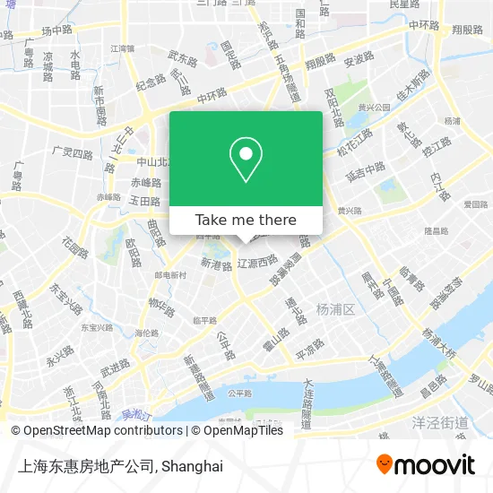 上海东惠房地产公司 map