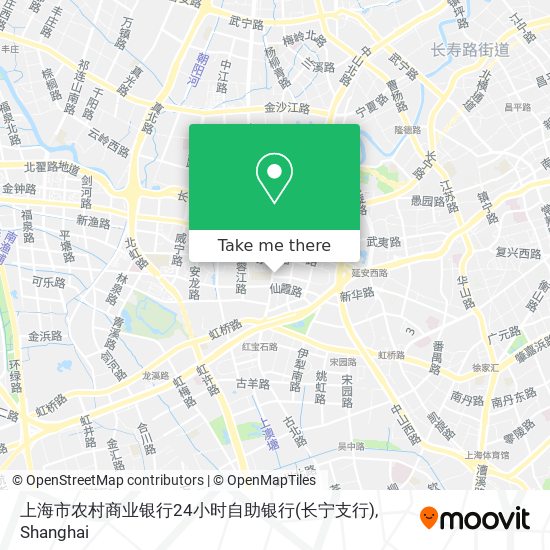 上海市农村商业银行24小时自助银行(长宁支行) map