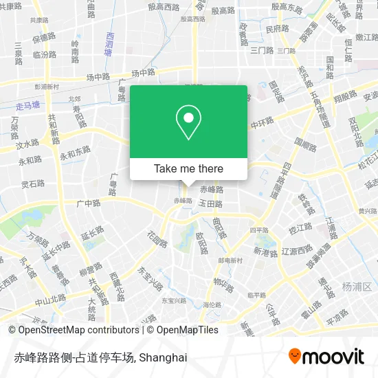 赤峰路路侧-占道停车场 map
