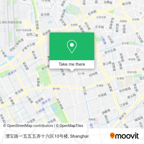 漕宝路一五五五弄十六区10号楼 map